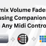 Vmix Volume Fader using Companion with Any Midi Controller